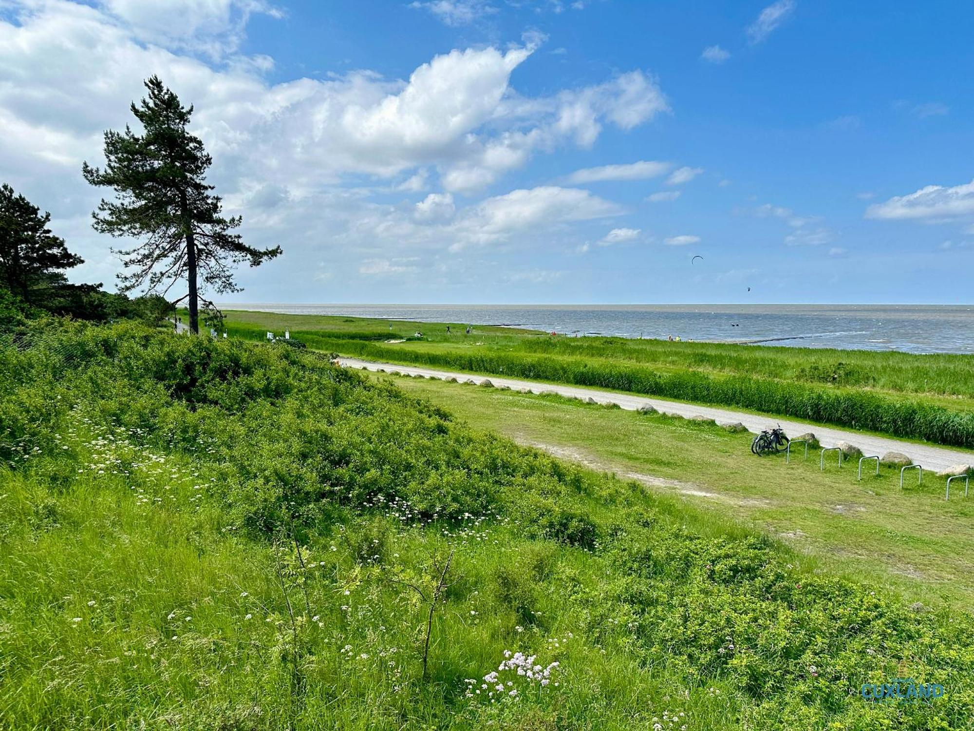 Urlaub Mit Spektakulaerer Aussicht Auf Das Wattenmeer Lägenhet Cuxhaven Exteriör bild